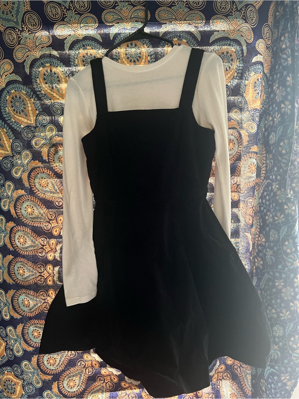 Corduroy Pinafore Dress & Undershirt